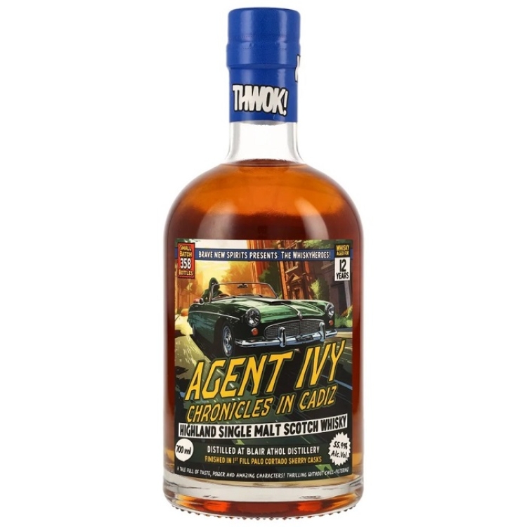 Blair Athol Whisky Heroes - Agent Ivy Chronicles in Cadiz Brave New Spirits 12 Jahre