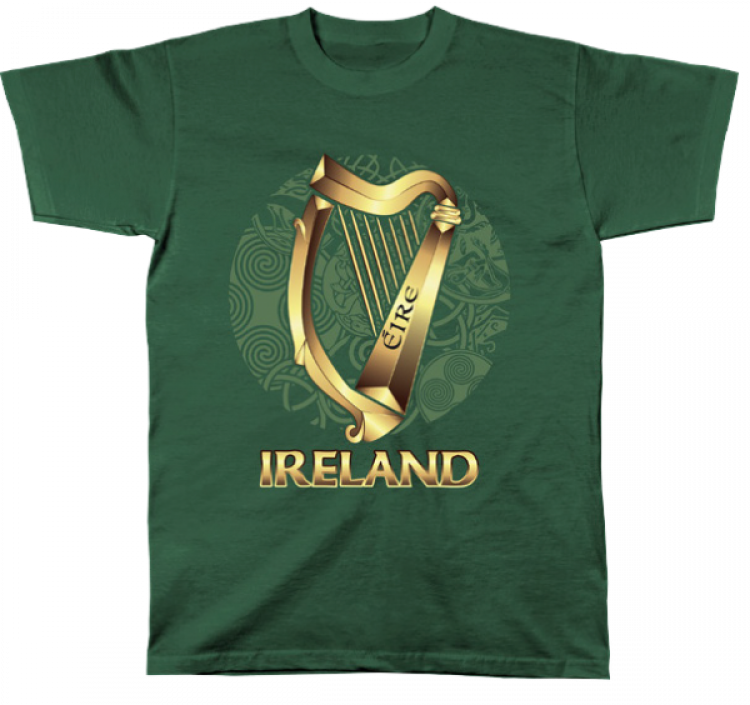 T-Shirt Ireland Celtic Harp