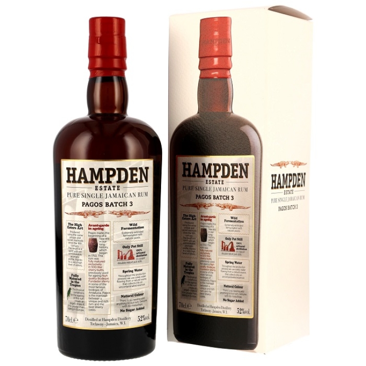 Hampden Estate Pagos 2024 Batch 3 Pure Single Jamaica Rum.
