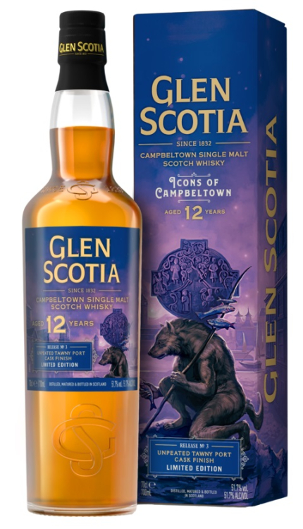 Glen Scotia Icons Of Campeltown No.3  Unpeated Tawny Port Cask Finish