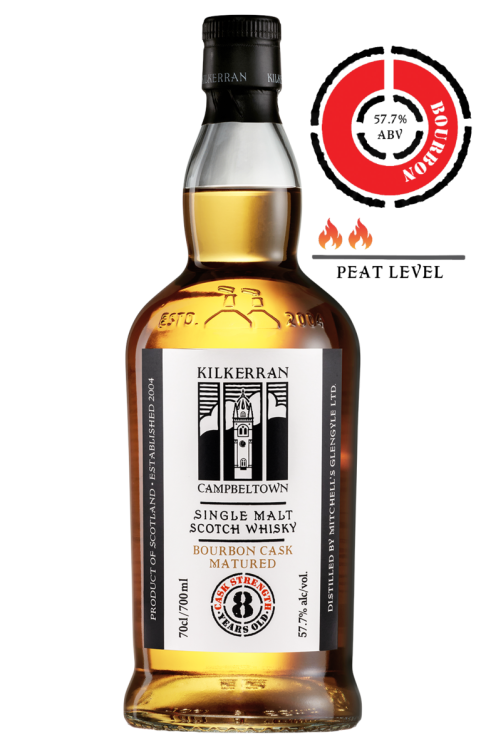 Kilkerran 8 Jahre Bourbon Cask Matured - Cask Strength