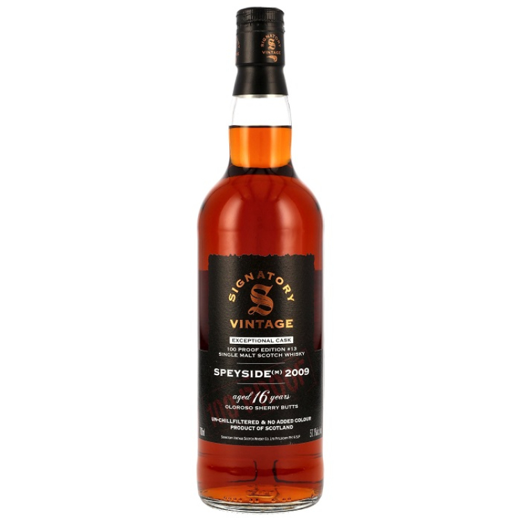 Speyside (M) 2009 Signatory 100 Proof Exceptional Cask Edition #13