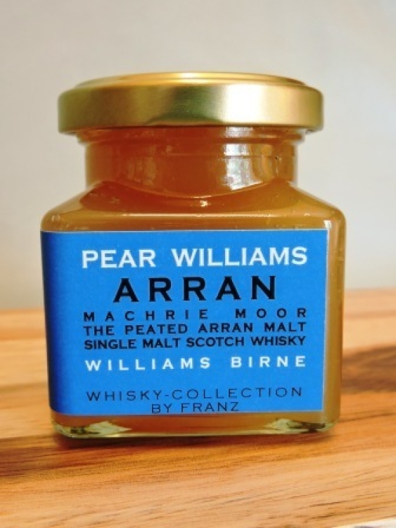 Williams Birne Marmelade mit Arran Machrie Moor Whisky 150g