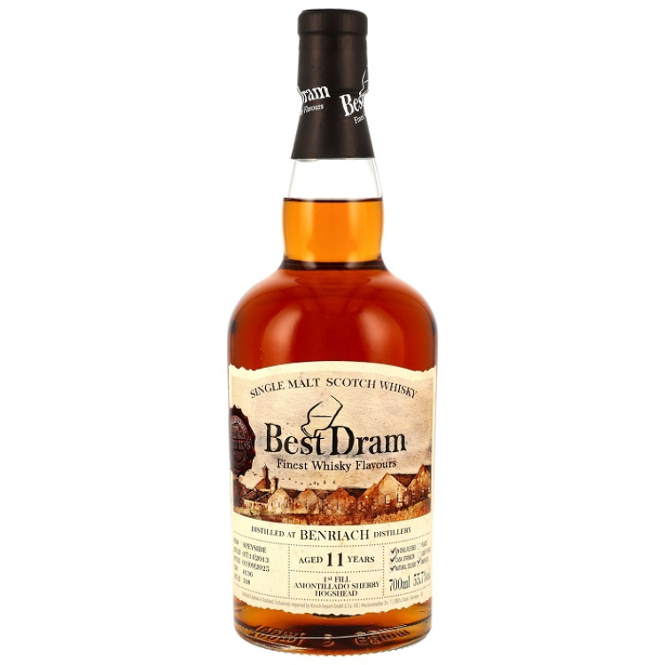 BenRiach 2013/2025  First Fill Amontillado Sherry Hogshead - Best Dram