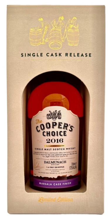 Dalmunach Cooper's Choice 2016 Marsala Cask Finish