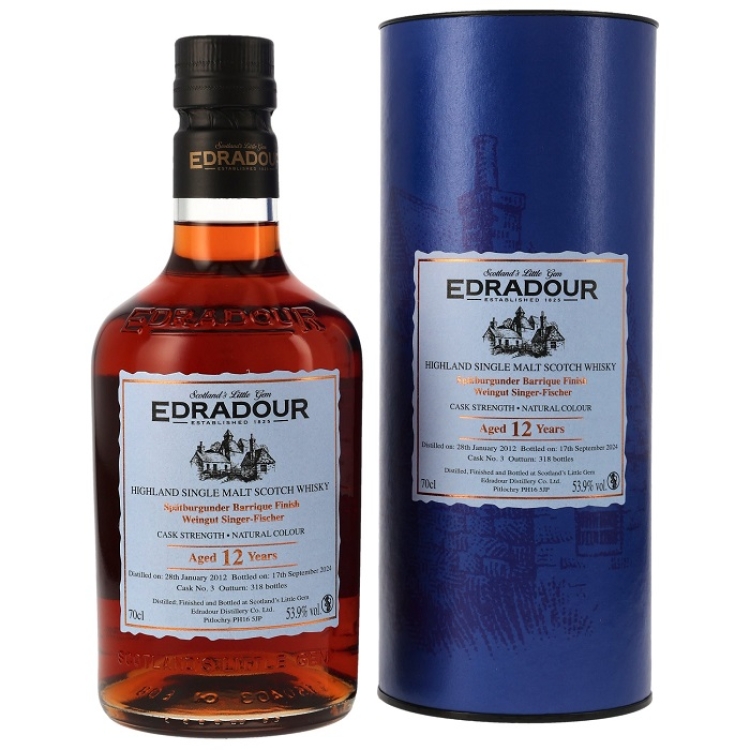 Edradour 2012/2024 – Singer-Fischer Spätburgunder Barrique