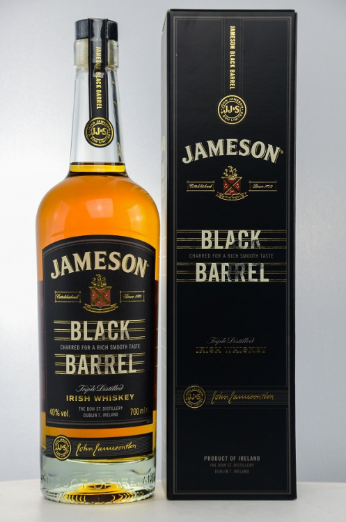 Jameson Black Barrel incl. Hip Flask