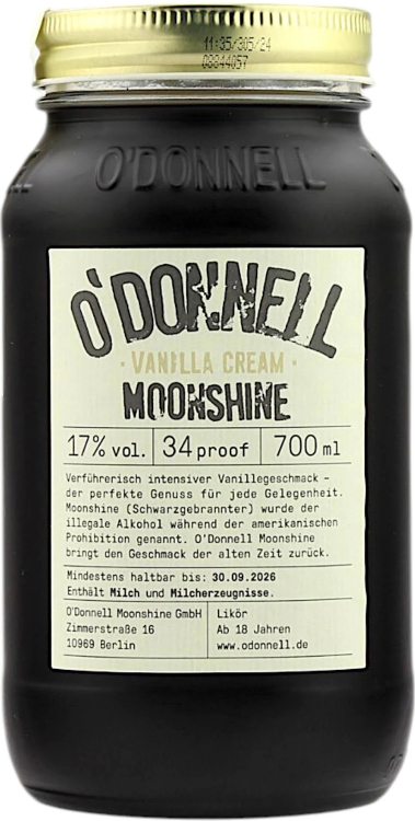 O'Donnell Moonshine - Vanilla Cream