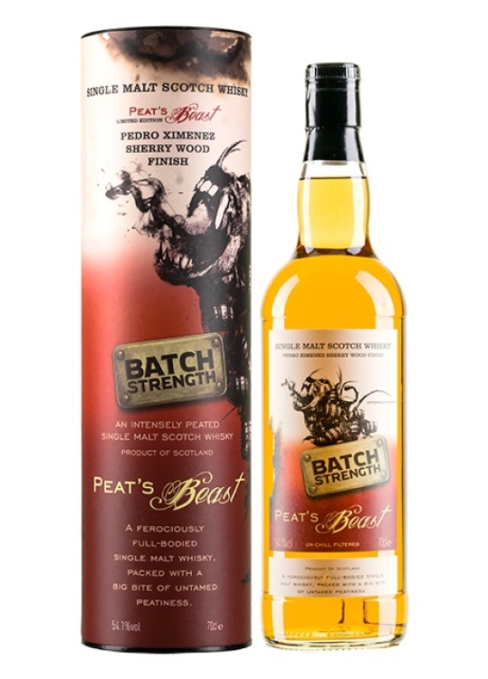 Peat's Beast Batch Strength PX Sherry Wood Finish
