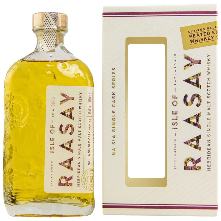 Isle of Raasay Peated First Fill Rye Whiskey Cask Na Sia Single Cask Series