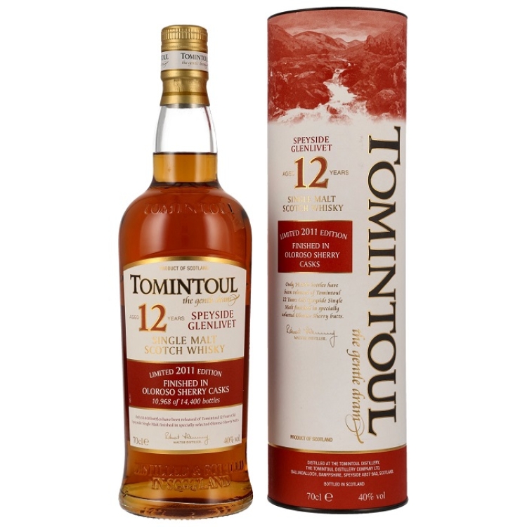 Tomintoul 12 Jahre Oloroso Sherry Cask Finish Limited 2011 Edition