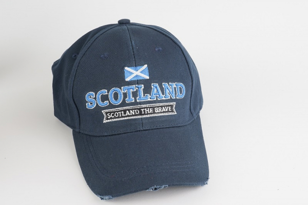 Baseball Cap Scotland The Brave Navy