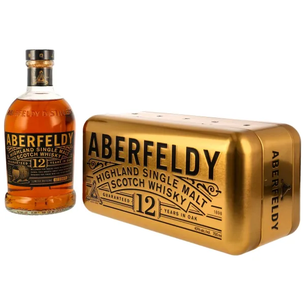 Aberfeldy 12 Jahre - Goldbarren Geschenkverpackung