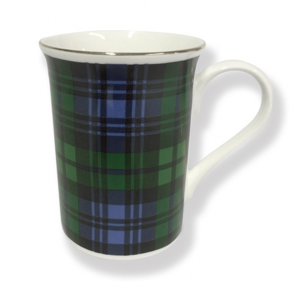 Bone China Tasse Black Watch Tartan