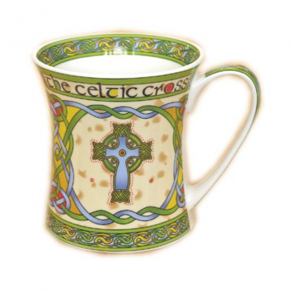 Irish Weave Tasse Irish Celtic High Cross