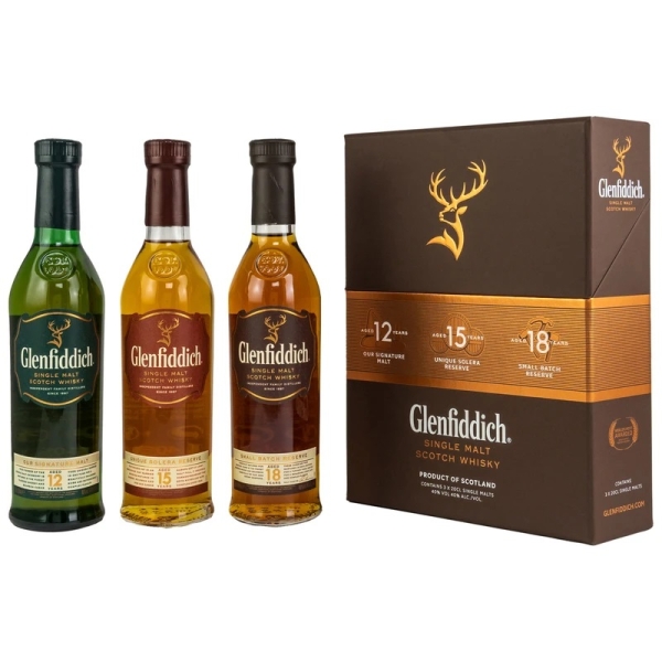 Glenfiddich Collection 3x 200ml