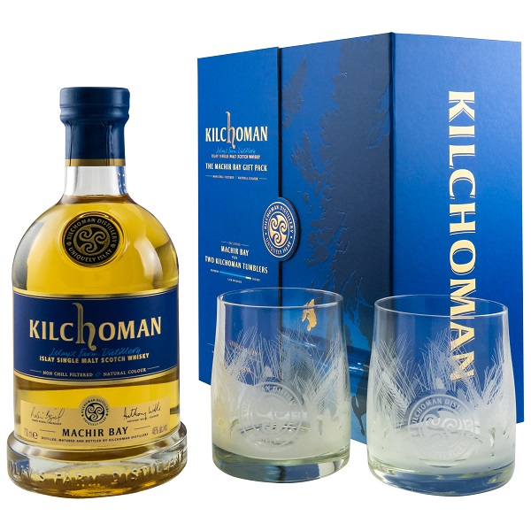 Kilchoman Machir Bay Geschenkpackung mit 2 Gläsern