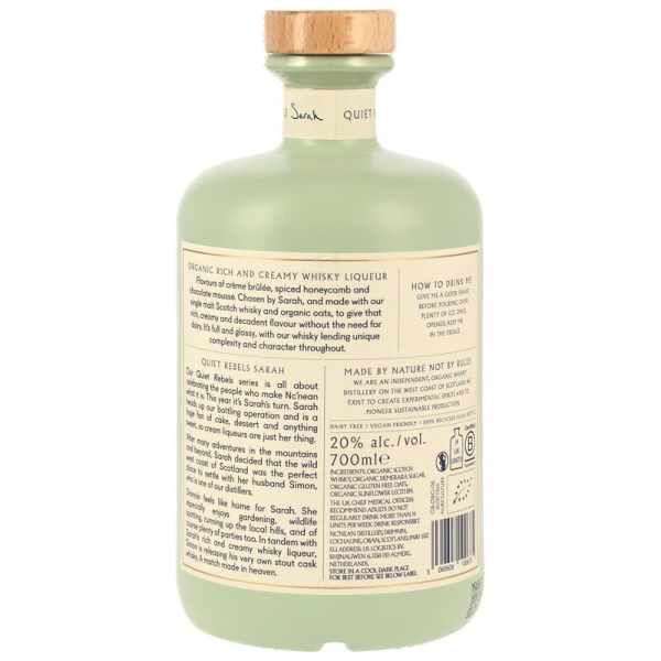 Nc'nean Organic Scotch Whisky Liqueur - Quiet Rebels: Sarah