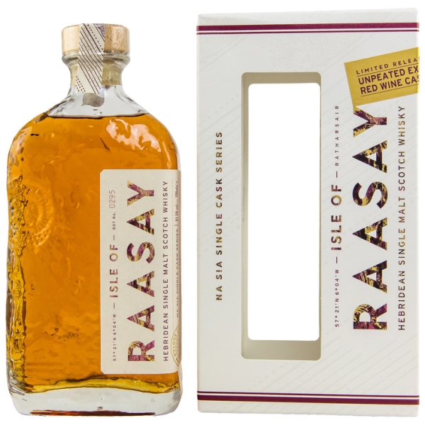 Isle of Raasay Unpeated First Fill Bordeaux Red Wine Cask Na Sia Single Cask Series